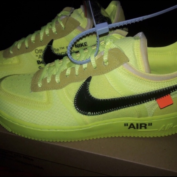 Lemonade OFF WHITE AIR FORCE 1S
